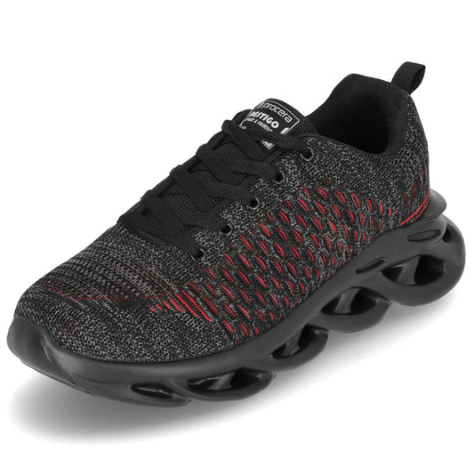NESTIGO LEISURE SHOES BLACK/RED
