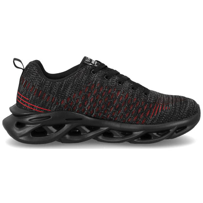 NESTIGO LEISURE SHOES BLACK/RED