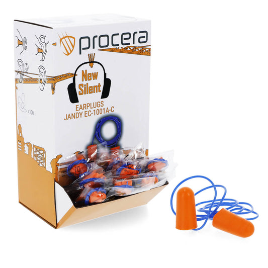 NEW SILENT EARPLUGS EC-1001A-C - 1 PACK