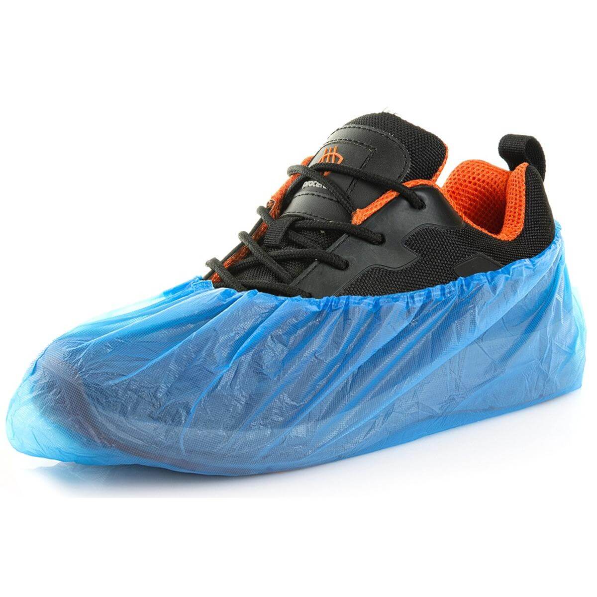 CPE FOIL SHOE COVERS, PACK OF 100 PCS