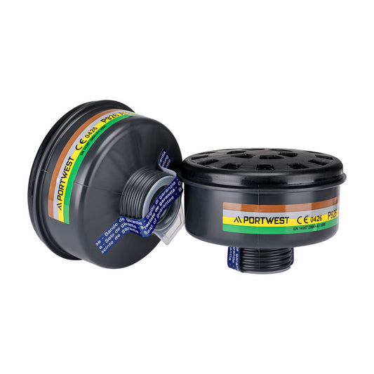 ABEK2 Gas Filter Universal Thread (Pk4)