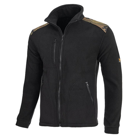 350G BLACK CAMO REINFORCED FLEECE