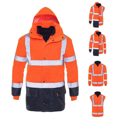 PROLUMO 5IN1 INSULATED JACKET ORANGE HVP