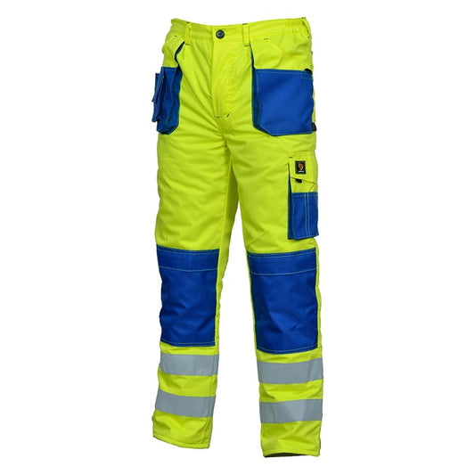 PROMAN WAIST TROUSERS INSULATED HV YELLOW