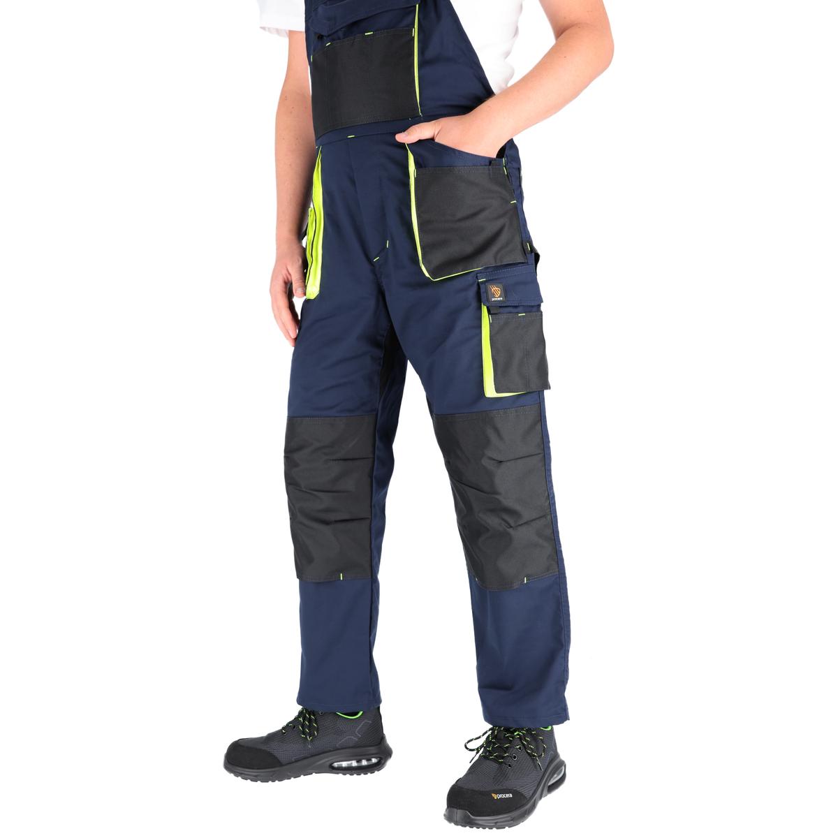 PROMAN STRETCH 250 NAVY BLUE DUNGAREES