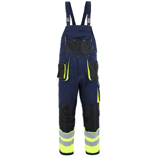 PROMAN STRETCH 250 NAVY BLUE HV DUNGAREES