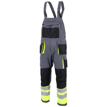 PROMAN STRETCH 250 DUNGAREES GREY HV