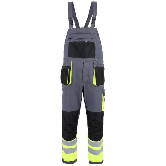 PROMAN STRETCH 250 DUNGAREES GREY HV