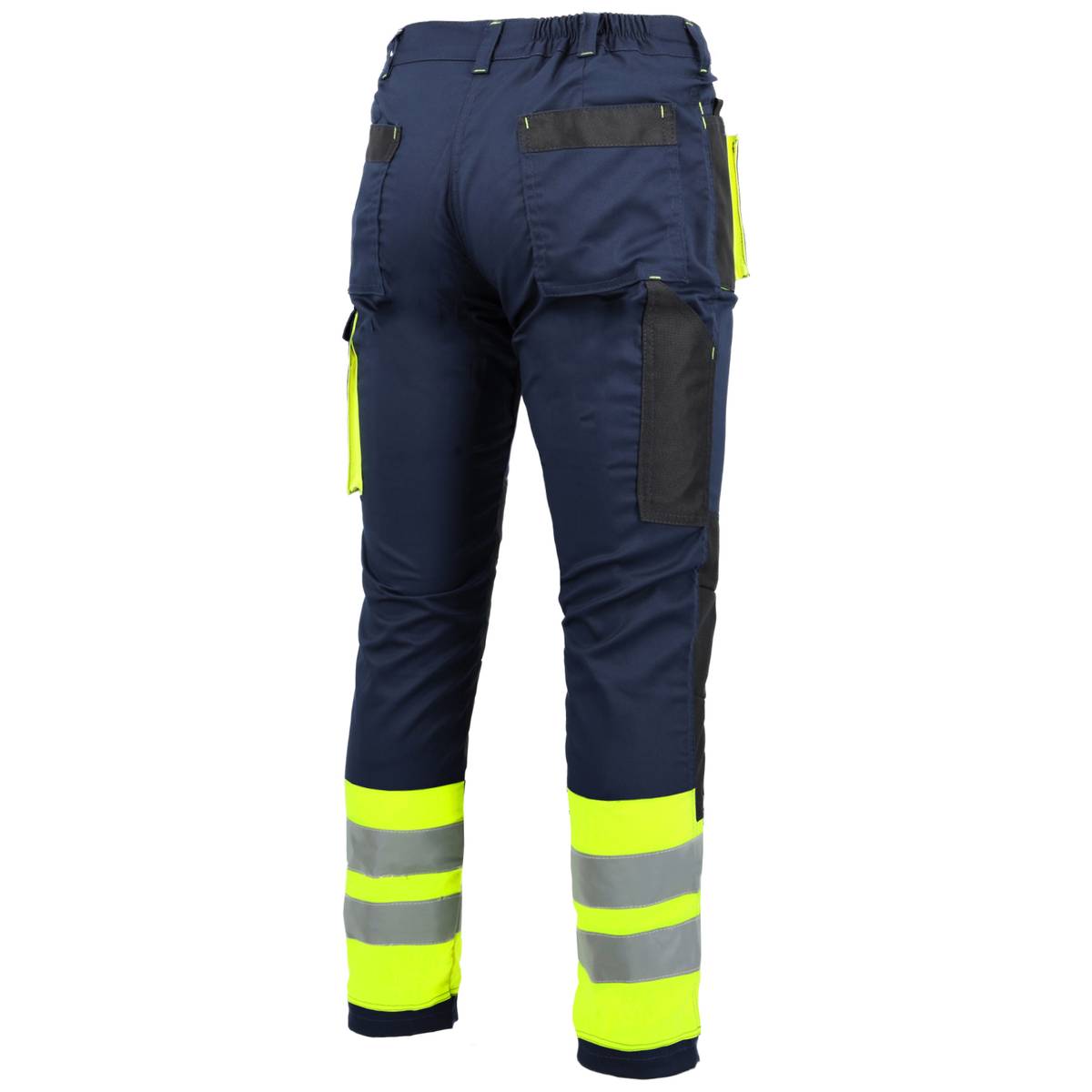 PROMAN STRETCH 250 NAVY BLUE HV WAIST TROUSERS