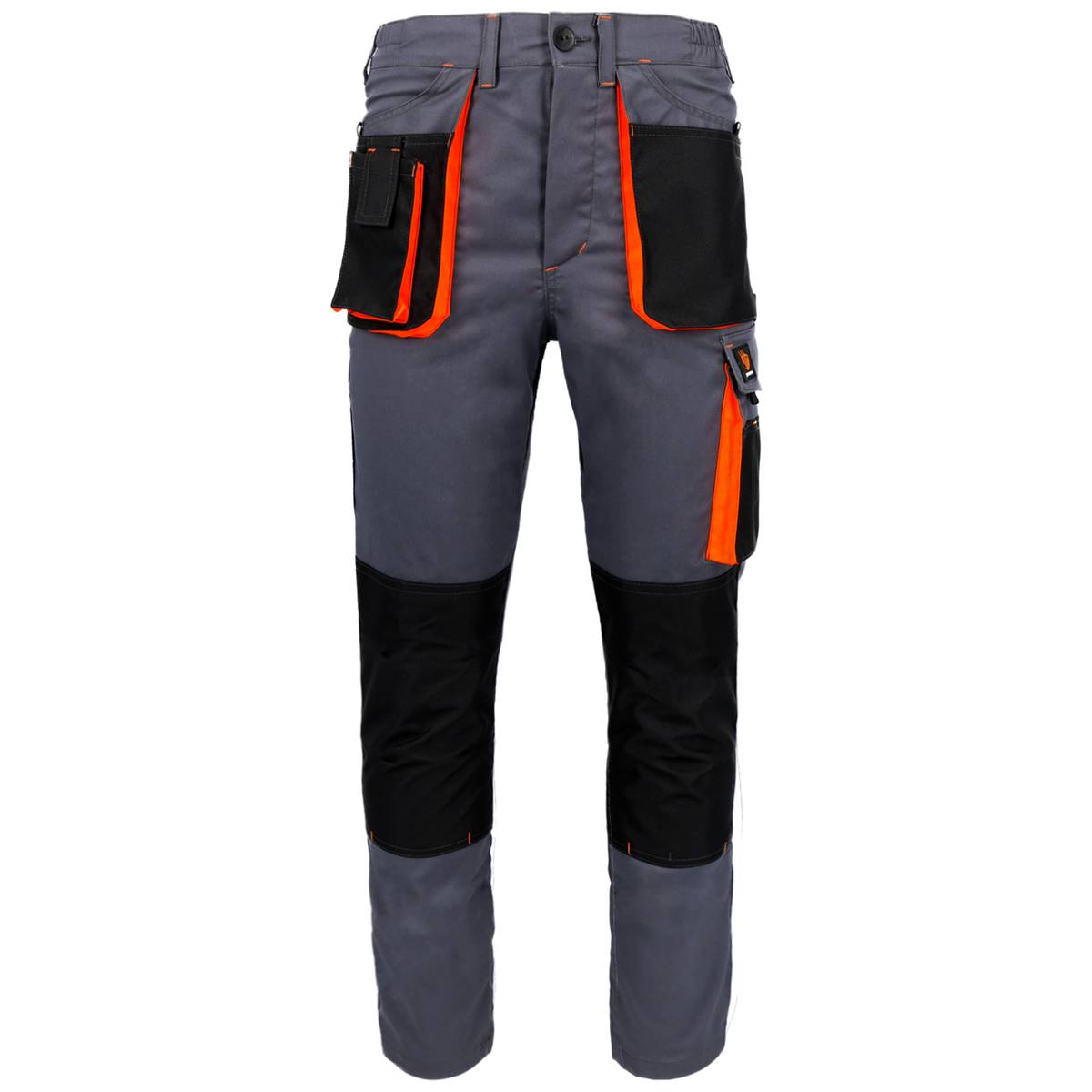 PROMAN STRETCH 250 WAIST TROUSERS GREY ORANGE