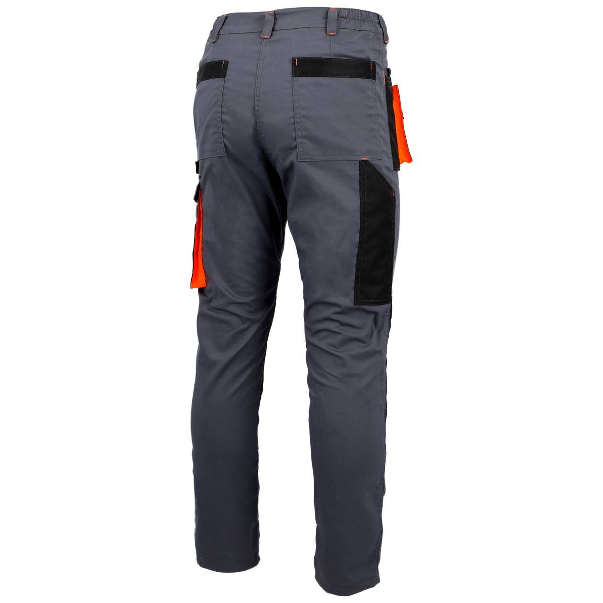 PROMAN STRETCH 250 WAIST TROUSERS GREY ORANGE