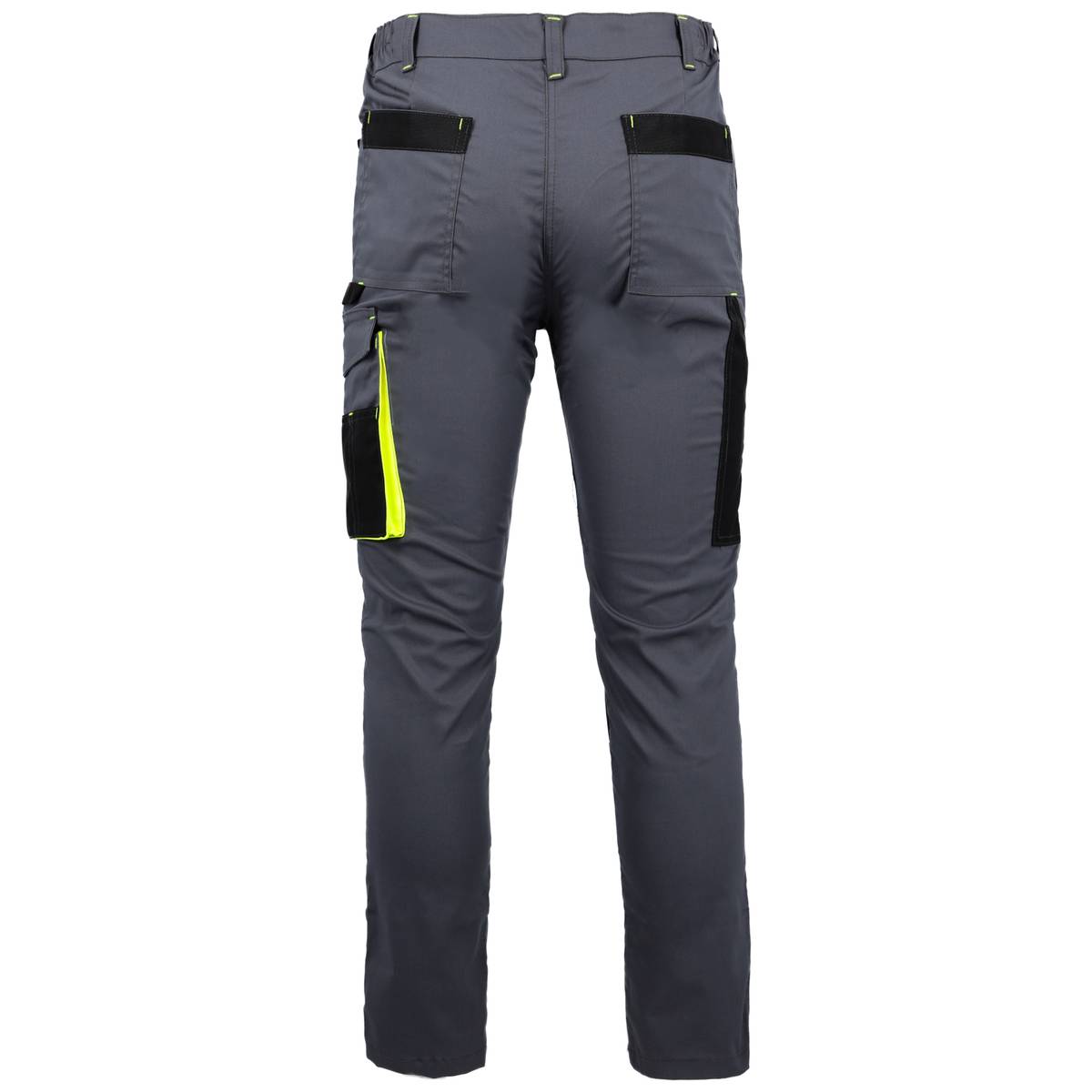 PROMAN STRETCH 250 WAIST TROUSERS GREY YELLOW