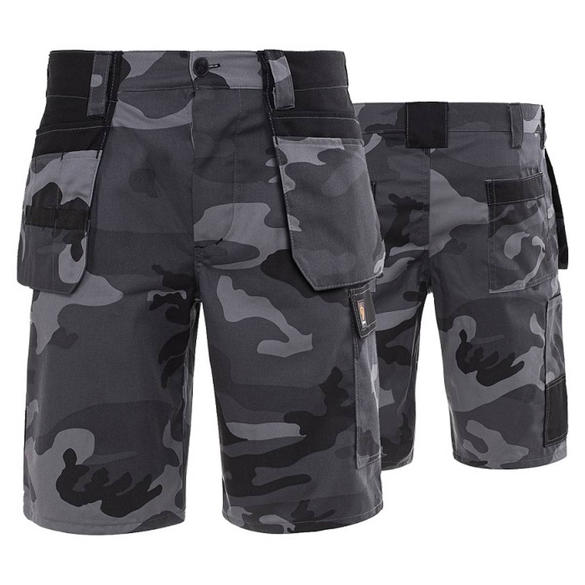 PROMONTER 260 SHORT TROUSERS, GRAY CAMO