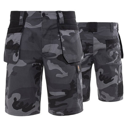 PROMONTER 260 SHORT TROUSERS, GRAY CAMO