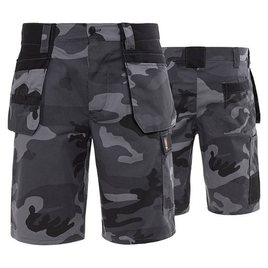 PROMONTER 260 SHORT TROUSERS, GRAY CAMO
