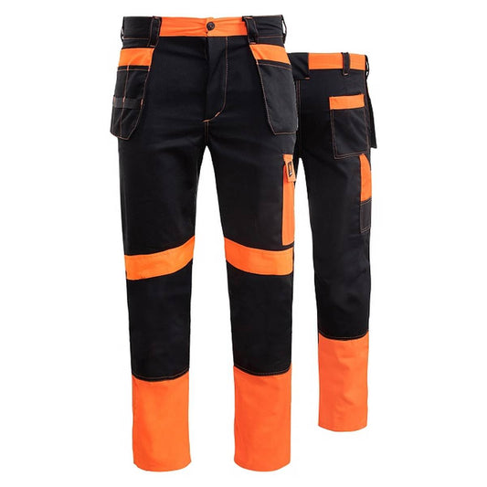 PROMONTER 260 WAIST TROUSERS BLACK AND ORANGE HVP
