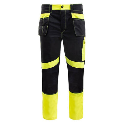 PROMONTER 260 WAIST TROUSERS BLACK AND YELLOW HV