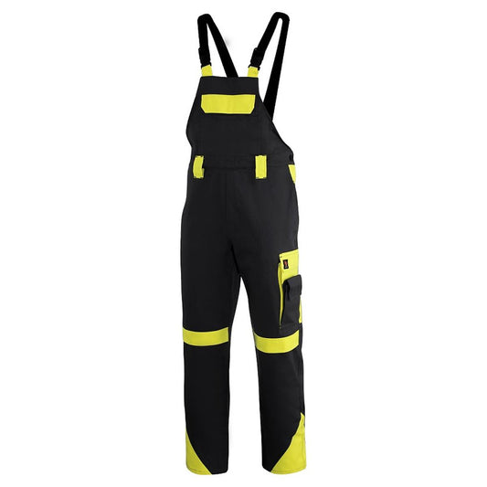 PROPLUS BLACK AND YELLOW DUNGAREES
