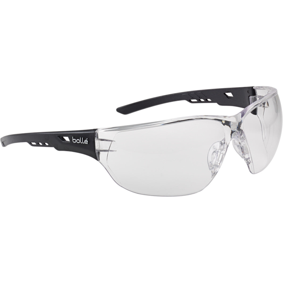 BOLLE NESSPSI SAFETY GLASSES (CLEAR) BLACK