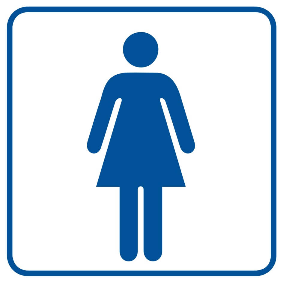SIGN - WOMEN'S TOILET - RA015 B2 PN