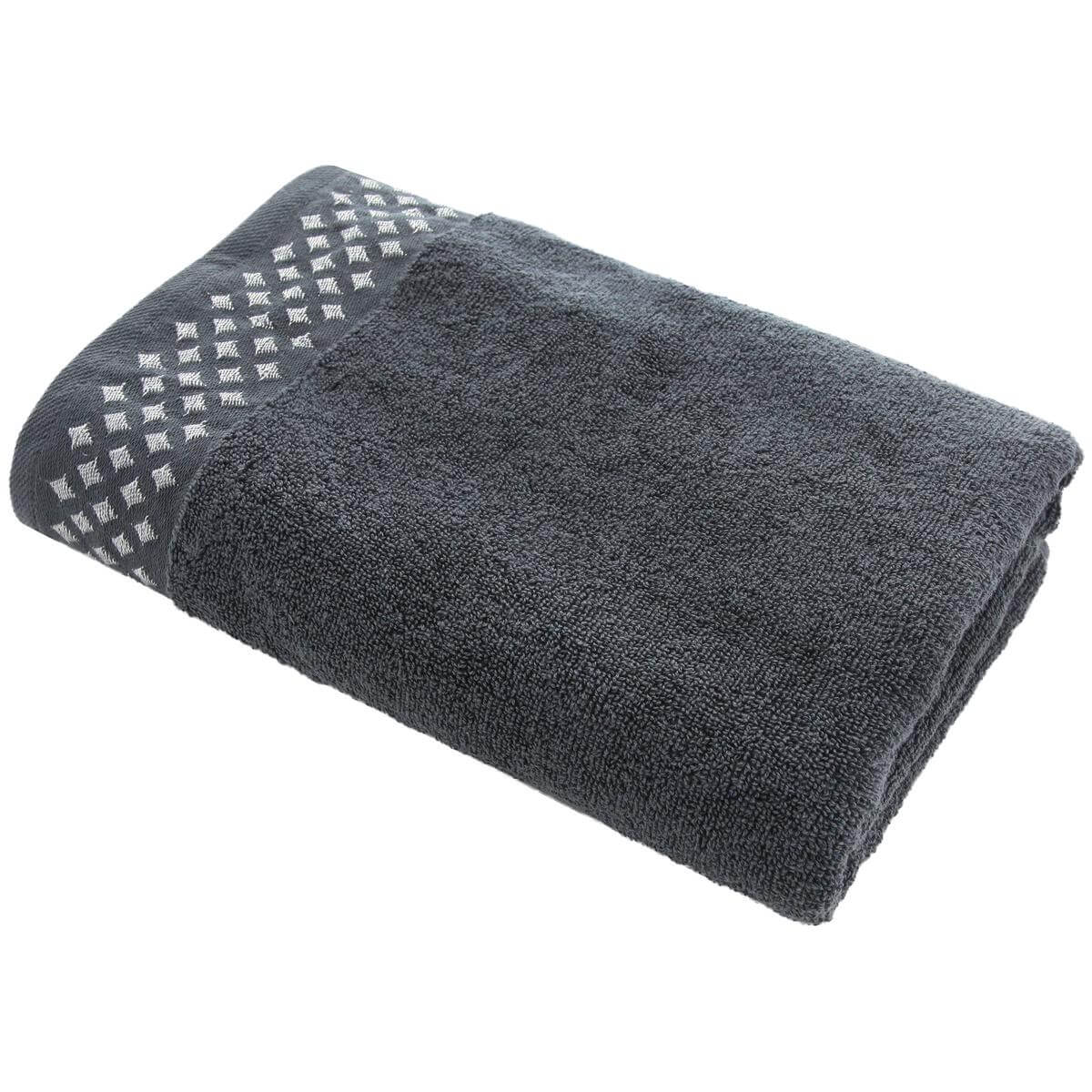 COTTON TOWEL CORSICA 50x90 480g. ANTHRACITE