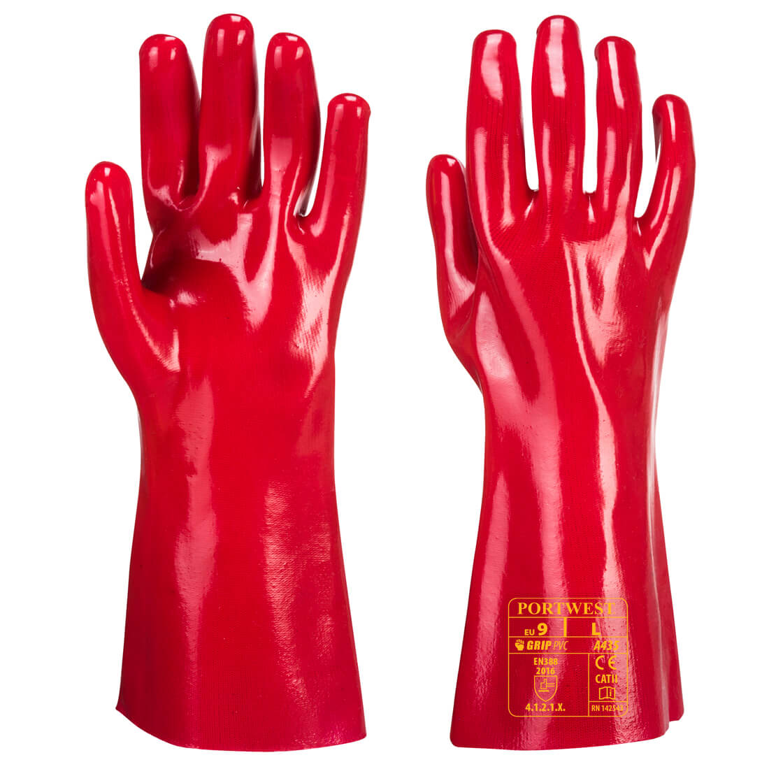 Retail Tagged A435 PVC Gauntlet Glove