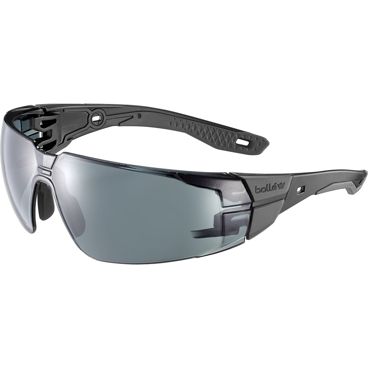BOLLE RUSH 2.0 SAFETY GLASSES (SMOKED) BLACK