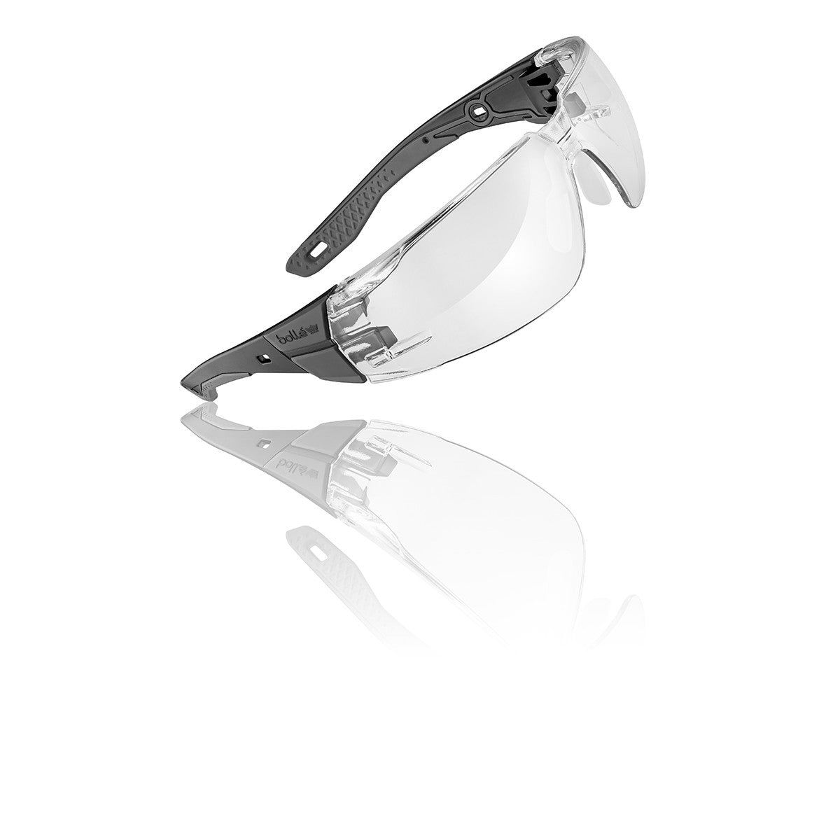 BOLLE RUSH 2.0 SAFETY GLASSES (CLEAR) BLACK