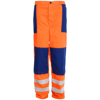 HIGH VISIBILITY WORK TROUSERS - ORANGE