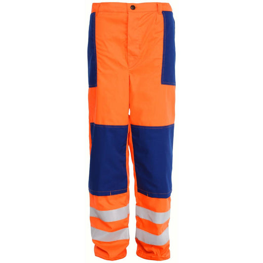 HIGH VISIBILITY WORK TROUSERS - ORANGE