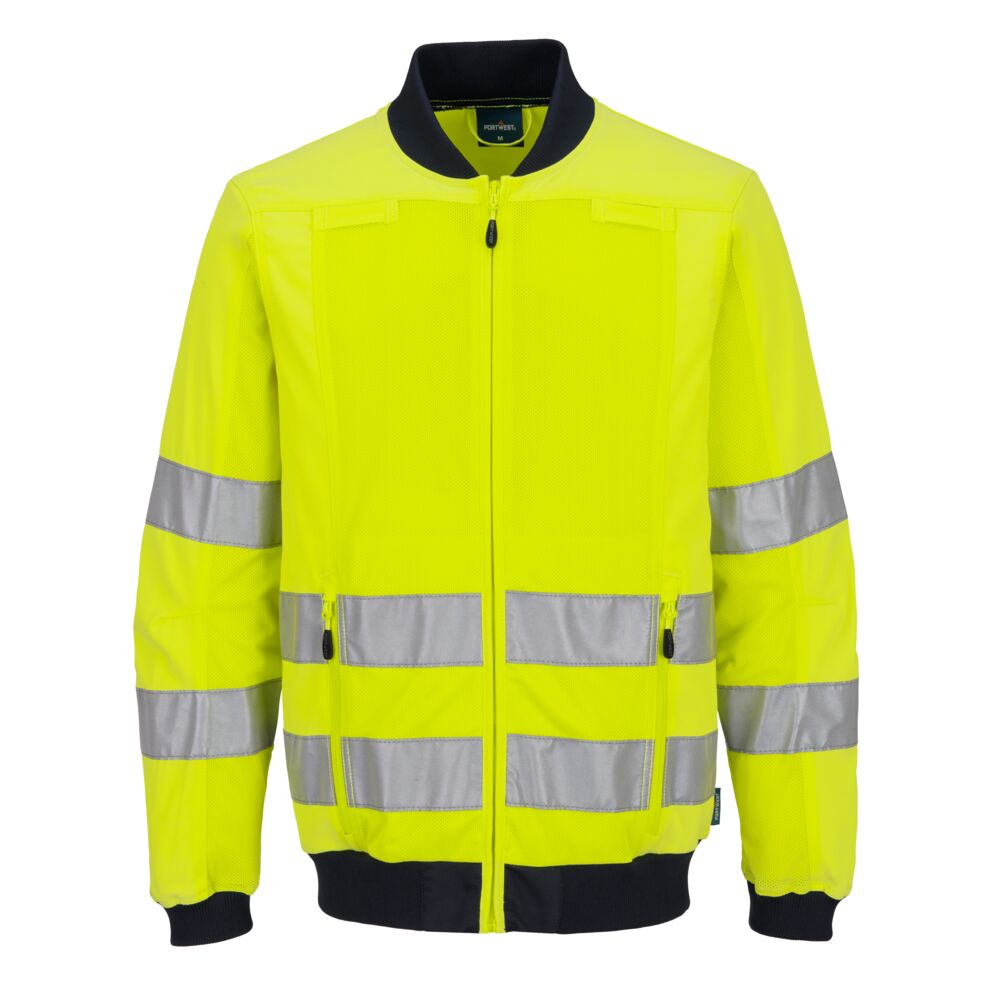 Hi-Vis Mesh Panel Work Jacket