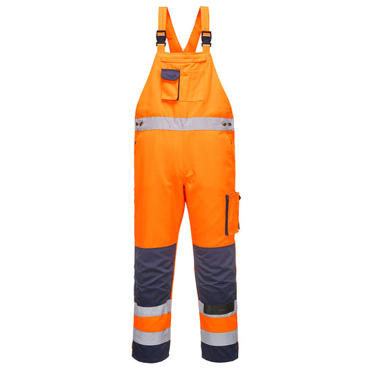 Dijon Hi-Vis Contrast Work Bib and Brace