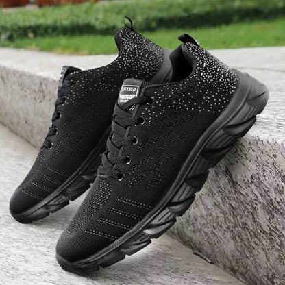 VERTIGO BLACK/GRAY LEISURE SHOES