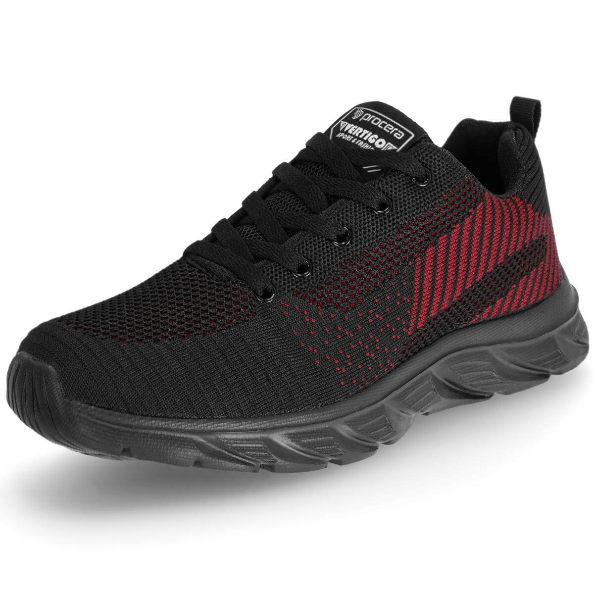 VERTIGO BLACK/RED LEISURE SHOES