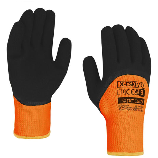 X-ESKIMO LATEX FOAM COATED INSULATED GLOVES