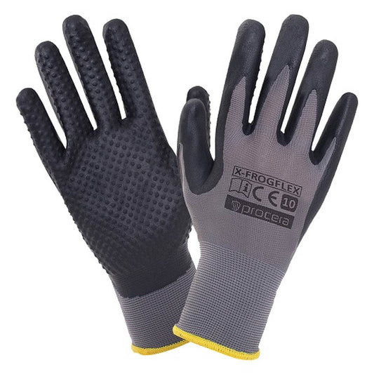 X-FROGFLEX NITRILE-COATED PROTECTIVE GLOVES SIZE 8