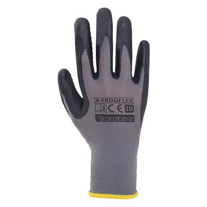 X-FROGFLEX NITRILE-COATED PROTECTIVE GLOVES SIZE 9