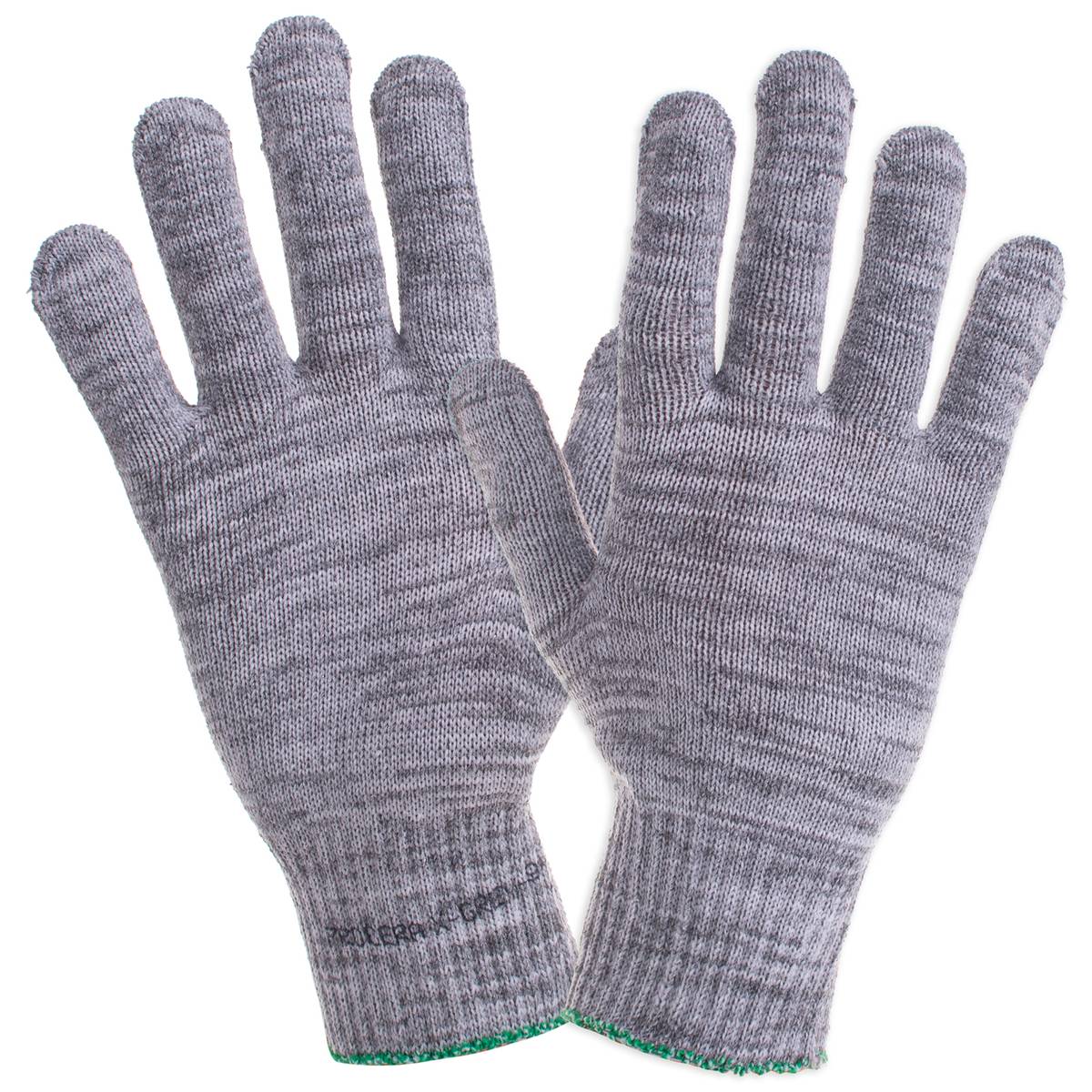 COTTON-POLYESTER PROTECTIVE GLOVES X-GREY size 9