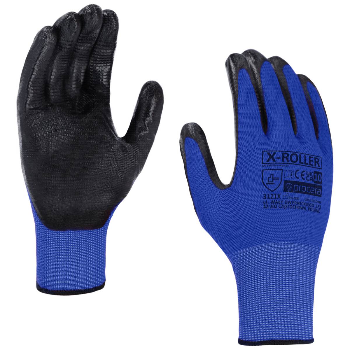X-ROLLER NITRILE-COATED PROTECTIVE GLOVES