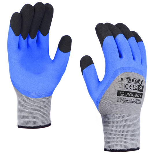 X-TARGET LATEX-COATED PROTECTIVE GLOVES