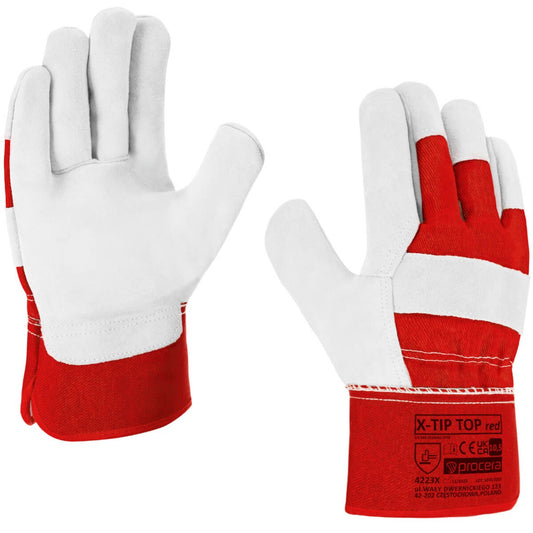X-TIP TOP RED PROTECTIVE GLOVE SIZE 10.5