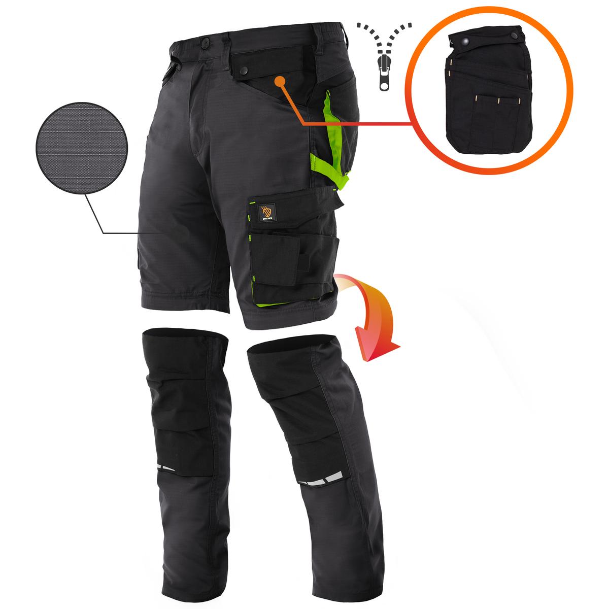 MULTIFUNCTIONAL TROUSERS ZEUS GRAY