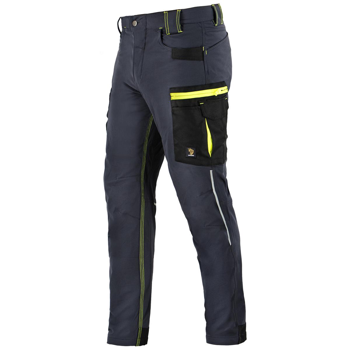 ZICO ELASTIC WAIST TROUSERS ANTHRACITE/BLACK