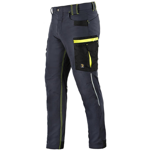 ZICO ELASTIC WAIST TROUSERS ANTHRACITE/BLACK